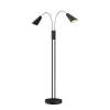 Medira Vloerlamp Black/Gold - Lucande - Koop Online -Verlichting Opslag 42510965777851