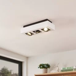 Vince 3 Plafondlamp White - Arcchio - Koop Online -Verlichting Opslag 42510965819803