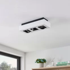 Vince 3 Plafondlamp White - Arcchio - Koop Online -Verlichting Opslag 42510965819805