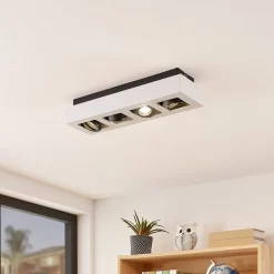 Vince 4 Plafondlamp Wit/Zwart - Arcchio - Koop Online -Verlichting Opslag 42510965820003