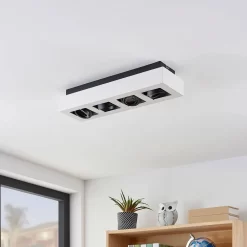 Vince 4 Plafondlamp Wit/Zwart - Arcchio - Koop Online -Verlichting Opslag 42510965820006