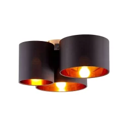 Laurenz Plafondlamp Grey/Gold - Lindby - Koop Online