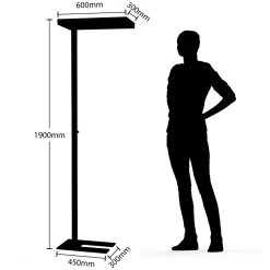 Nora Vloerlamp Silver - Arcchio - Koop Online -Verlichting Opslag 42510965860394