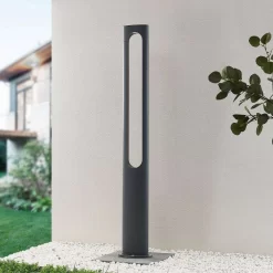Dovino Buiten Tuinlamp H150 Dark Grey - Lucande - Koop Online -Verlichting Opslag 42510965939072