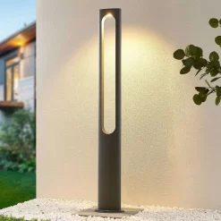 Dovino Buiten Tuinlamp H150 Dark Grey - Lucande - Koop Online -Verlichting Opslag 42510965939074