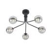 Wynina 5 Plafondlamp Black/Smoke - Lucande - Koop Online -Verlichting Opslag 4251911704471 Wynina 5 Loftlampe BlackSmoke Lucande