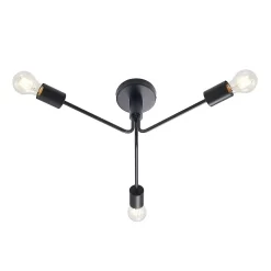 Imonis 3 Plafondlamp Black - Lindby - Koop Online