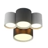 Kianush 4 Plafondlamp White/Grey/Black - Lindby - Koop Online -Verlichting Opslag 4251911706314 Kianush 4 Loftlampe WhiteGreyBlack Lindby