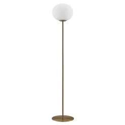 Noana Vloerlamp Messing - Lindby - Koop Online