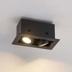 Taneja 2 Ingebouwd Spot Black - Arcchio - Koop Online -Verlichting Opslag 42519117081345