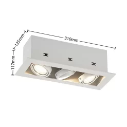 Taneja 3 Ingebouwd Spot White - Arcchio - Koop Online -Verlichting Opslag 42519117081414