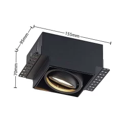 Hidaya Ingebouwd Spot Black - Arcchio - Koop Online -Verlichting Opslag 42519117083874