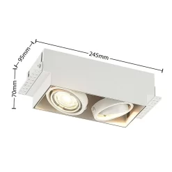 Hidaya 2 Ingebouwd Spot White - Arcchio - Koop Online -Verlichting Opslag 42519117083944