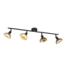 Erin 4 Plafondlamp Black/Gold - Lindby - Koop Online -Verlichting Opslag 4251911708523 Erin 4 Loftlampe BlackGold Lindby