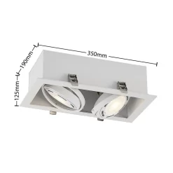 Yasna 2 Ingebouwd Spot White - Arcchio - Koop Online 10 Yasna 2 Ingebouwd Spot White - Arcchio - Koop Online -Verlichting Opslag 42519117085474