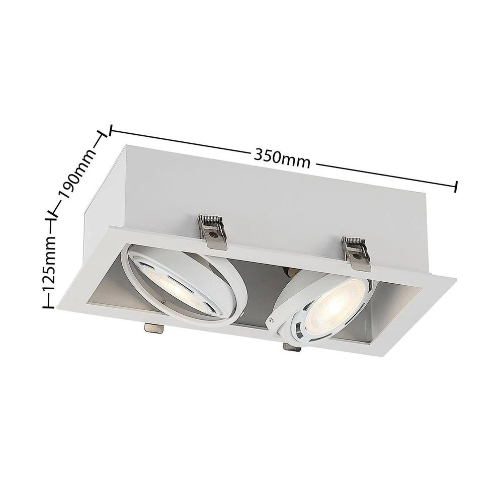 Yasna 2 Ingebouwd Spot White - Arcchio - Koop Online 5 Yasna 2 Ingebouwd Spot White - Arcchio - Koop Online - Afbeelding 3