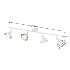 Erin 4 Plafondlamp White - Lindby - Koop Online -Verlichting Opslag 42519117086153