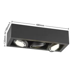 Ilina 3 Bevestigingsspot Black - Arcchio - Koop Online -Verlichting Opslag 42519117092784