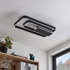 Kadira 60 Plafondlamp Black - Lucande - Koop Online -Verlichting Opslag 42519117105883