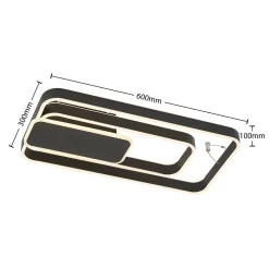 Kadira 60 Plafondlamp Black - Lucande - Koop Online -Verlichting Opslag 42519117105884