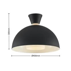 Onavi Plafondlamp Black/White - Lindby - Koop Online -Verlichting Opslag 42519117112645