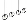 Shaima 4 Hanglamp Black - Lindby - Koop Online -Verlichting Opslag 4251911712988 1