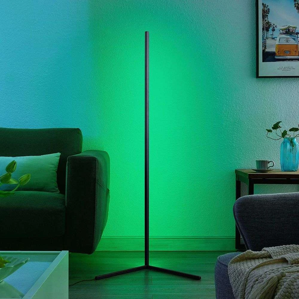 Jemma RGB Floor Lamp Black - Lindby - Koop Online 7 Jemma RGB Floor Lamp Black - Lindby - Koop Online - Afbeelding 5
