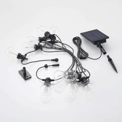 Jalte Solar Cell Lamp Black - Lindby - Koop Online -Verlichting Opslag 42519117132996