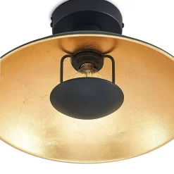 Narisara Plafondlamp Ø30 Black/Gold - Lindby - Koop Online -Verlichting Opslag 42519117135276