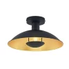 Narisara Plafondlamp Ø30 Black/Gold - Lindby - Koop Online -Verlichting Opslag 4251911713527 Narisara Loftlampe o30 BlackGold Lindby
