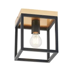 Miravi Plafondlamp Gold/Black - Lindby - Koop Online
