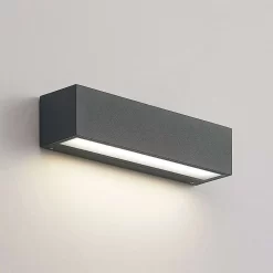 Lengo Down Buiten Wandlamp L25 Graphite - Arcchio - Koop Online -Verlichting Opslag 42519117140744