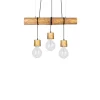 Terra 3 Hanglamp Light Wood/Wood - Envostar - Koop Online -Verlichting Opslag 42519117236561