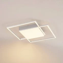 Zayd LED Plafondlamp Dim. Nickel - Lindby - Koop Online -Verlichting Opslag 42519117255684