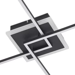 Edani LED Plafondlamp Dim. RGB Black - Lindby - Koop Online -Verlichting Opslag 42519117266406