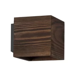 Green Wandlamp Walnut/Black - Envostar - Koop Online