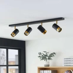 Evaro 4 Plafondlamp Black/Gold - Arcchio - Koop Online -Verlichting Opslag 42519117275933