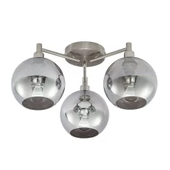 Jemissa 3 Plafondlamp Smoke - Lindby - Koop Online
