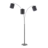 Nanika Vloerlamp Nickel/Dark Grey - Lindby - Koop Online -Verlichting Opslag 42519117326721