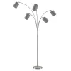 Abiram Vloerlamp Nickel/Taupe - Lindby - Koop Online -Verlichting Opslag 42519117327571