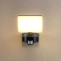 Melamika Buiten Wandlamp W/Sensor Dark Grey - Lindby - Koop Online -Verlichting Opslag 4251911734751 6