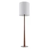 Lakira Vloerlamp H160 White/Wood - Lucande - Koop Online -Verlichting Opslag 42519117404241