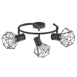 Skandero 3 Plafondlamp Black - Lindby - Koop Online