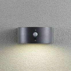 Jarik Solar Cell Wandlamp W/Sensor Anthracite - Lindby - Koop Online -Verlichting Opslag 4251911743685 5