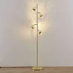 Kilio Vloerlamp Dim. Gold - Lucande - Koop Online -Verlichting Opslag 42519117440884