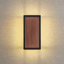 Rafail LED Buiten Wandlamp Dark Grey/Dark Wood - Lucande - Koop Online -Verlichting Opslag 4251911744415 5
