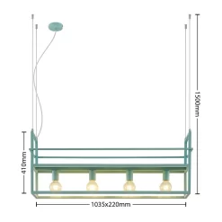 Navin Hanglamp Light Green - Lindby - Koop Online -Verlichting Opslag 4251911744514 5