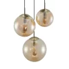 Teeja 3 Cluster Hanglamp Amber - Lindby - Koop Online -Verlichting Opslag 4251911746051 1