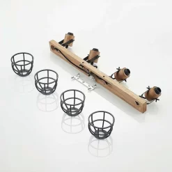 Flintos 4 Plafondlamp Wood/Black - Lindby - Koop Online -Verlichting Opslag 4251911749465 7