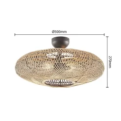 Melvios Plafondlamp Brown - Lindby - Koop Online -Verlichting Opslag 4251911751536 4